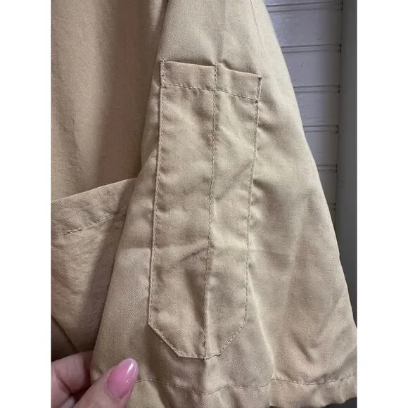 Vintage lightweight khaki coveralls size 3x - Picture 6 of 12